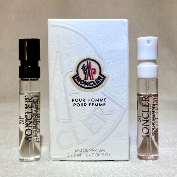 Moncler Pour Homme & Pour Femme EDP Spray Sample 2ml /0.06oz each 2pc Set - Picture 1 of 1